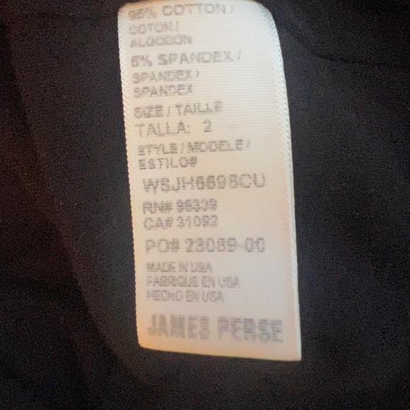 James Perse midi, tank, bodycon dress with side ruching - black - size 2 - Picture 7 of 8